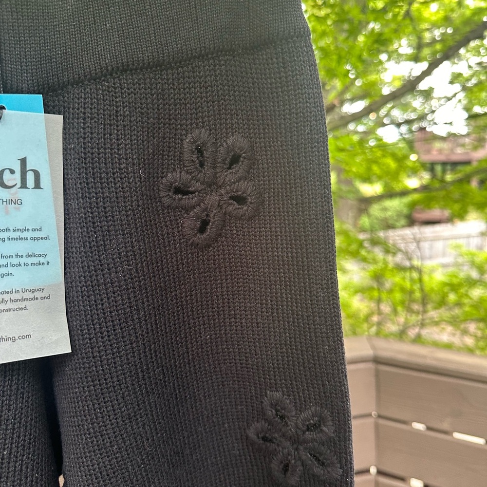 Tach Clothing Lila Pant Knit Floral Cut Outs - Picture 13 of 15